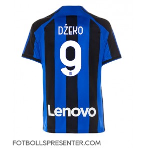 Inter Milan Edin Dzeko #9 Hemma Matchtröja 2022-23 Kortärmad